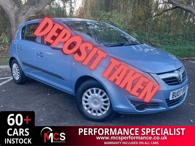 2007 07 VAUXHALL CORSA 1.2 LIFE 16V 5d 80 BHP 9 SERVICE STAMPS IN THE BOOK  LOW MILEAGE RELIABLE RUN AROUND CAR