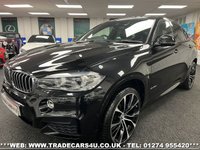 USED 2018 68 BMW X6 S/S XDRIVE40D M SPORT 8 SPEED AUTO UK DELIVERY FLAT FEE &pound;100*OVER 100 IMAGES ON OUR WEBSITE*BESPOKE FINANCE ARRANGED*PART EXCHANGE WELCOME*ALL VEHICLES HPI CLEAR