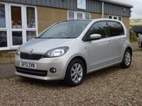 USED 2013 13 SKODA CITIGO 1.0 ELEGANCE GREENTECH 5d 74 BHP www.suffolkcarcentre.co.uk - Located at Reydon