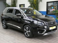 USED 2018 68 PEUGEOT 5008 1.2 S/S ALLURE 5d 130 BHP 7 SEATS SAT NAV CRUISE REAR VIEW CAMERA PART LEATHER INTERIOR 6 MONTHS GOLD WARRANTY