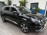 USED 2018 68 PEUGEOT 5008 1.2 S/S ALLURE 5d 130 BHP 7 SEATS SAT NAV CRUISE REAR VIEW CAMERA PART LEATHER INTERIOR 6 MONTHS GOLD WARRANTY