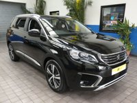USED 2018 68 PEUGEOT 5008 1.2 S/S ALLURE 5d 130 BHP 7 SEATS SAT NAV CRUISE REAR VIEW CAMERA PART LEATHER INTERIOR 6 MONTHS GOLD WARRANTY