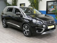USED 2018 68 PEUGEOT 5008 1.2 S/S ALLURE 5d 130 BHP 7 SEATS SAT NAV CRUISE REAR VIEW CAMERA PART LEATHER INTERIOR 6 MONTHS GOLD WARRANTY