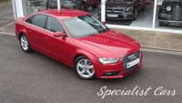 USED 2015 15 AUDI A4 2.0 TDI ULTRA SE TECHNIK 4d 161 BHP 