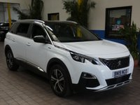 USED 2019 19 PEUGEOT 5008 1.2 PURETECH S/S GT LINE 5d 130 BHP STUNNING EXAMPLE 7 SEATS SAT NAV PART LEATHER 6 MONTHS GOLD WARRANTY