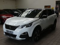 USED 2019 19 PEUGEOT 5008 1.2 PURETECH S/S GT LINE 5d 130 BHP STUNNING EXAMPLE 7 SEATS SAT NAV PART LEATHER 6 MONTHS GOLD WARRANTY