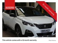 USED 2019 19 PEUGEOT 5008 1.2 PURETECH S/S GT LINE 5d 130 BHP STUNNING EXAMPLE 7 SEATS SAT NAV PART LEATHER 6 MONTHS GOLD WARRANTY