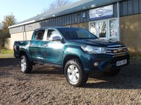 USED 2017 67 TOYOTA HI-LUX 2.4 ICON 4WD D-4D DCB 148 BHP www.suffolkcarcentre.co.uk - Located at Reydon