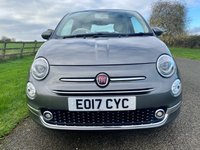 USED 2017 17 FIAT 500 1.2 LOUNGE 3d 69 BHP **12 MONTHS NATIONAL WARRANTY**