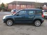 USED 2014 14 SKODA YETI 2.0 ELEGANCE TDI CR 5d 109 BHP Finished in JUNGLE GREEN MET with contrasting Full Heated Leather. This cool and quirky small SUV is roomy and offers economy and reliability associated with the VW brand. Features include SAT NAV, DAB RADIO, B/TOOTH, HEATED LEATHER SEATS, Cruise, Power folding door mirrors Rear Sensors and much more. Dealer serviced at 7795 miles, 33655 miles, 42287 miles, 100582 miles (Cam Belt and Water Pump) and on arrival at 111254 miles.