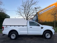 USED 2016 16 FORD RANGER 2.2 XL 4X4 REGULAR / SINGLE CAB TDCI 2d  TRUCKMAN TOP Stunning , Example Throughout