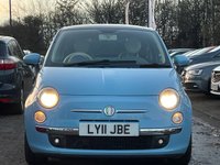 USED 2011 11 FIAT 500 0.9 LOUNGE DUALOGIC 3d 85 BHP &pound;0 ROAD TAX +  REAR PARKING AID +  PRIVACY GLASS +  CLIMATE CONTROL +  SUNROOF +  15" ALLOY WHEELS +  MP3 CD PLAYER +