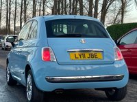 USED 2011 11 FIAT 500 0.9 LOUNGE DUALOGIC 3d 85 BHP &pound;0 ROAD TAX +  REAR PARKING AID +  PRIVACY GLASS +  CLIMATE CONTROL +  SUNROOF +  15" ALLOY WHEELS +  MP3 CD PLAYER +