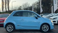 USED 2011 11 FIAT 500 0.9 LOUNGE DUALOGIC 3d 85 BHP &pound;0 ROAD TAX +  REAR PARKING AID +  PRIVACY GLASS +  CLIMATE CONTROL +  SUNROOF +  15" ALLOY WHEELS +  MP3 CD PLAYER +