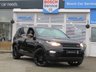 USED 2015 65 LAND ROVER DISCOVERY SPORT 2.0 TD4 HSE LUXURY 5d 180 BHP Finished in SANTORININ BLACK MET with contrasting BLACK HEATED LEATHER SEATS. This Discovery Sport is practical, incredible off road and a comfy SUV that has 7 Seats that will swallow your family and luggage. FEATURES include Black Pack, Panoramic Glass Roof, Electric Rear Boot, Leather Seats, Sat Nav, 20" ALLOYS, Rear View Cameras, Park sensors, Auto Parking, Tinted windows, heated & cooled seats and much more. Comes with 2 keys.