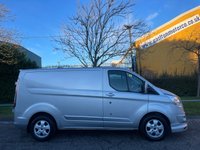 USED 2018 18 FORD TRANSIT CUSTOM 2.0 290 TDCi LIMITED LR P/V 130 BHP Silver Transit Custom Ltd