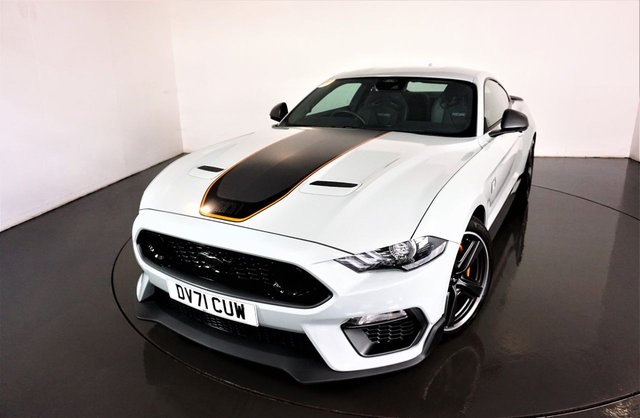 2021 71 Ford Mustang 5.0 MACH 1 2d 453 BHP-FIGHTER PILOT GREY-UPGRADE BLACK LEATHER RECARO SEATS-MAGNE RIDE-BANG AND OLUFSEN SOUND-APPEARANCE PACKAGE-19