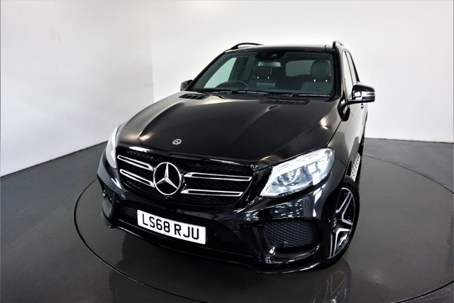 2018 68 Mercedes-Benz Gle-Class 3.0 GLE 350 D 4MATIC AMG NIGHT EDITION PREMIUM PLUS 5d-2 OWNER CAR-PANORAMIC SUNROOF-DEPLOYABLE TOWBAR-SMARTPHONE INTEGRATION PACKAGE-ACTIVE PARK ASSIST-HEATED SEATS-BLUETOOTH-CRUISE CONTROL-ELECTRIC FOLDING MIRRORS-360 CAMERA-DAB RADIO-20