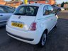 USED 2014 14 FIAT 500 1.2 LOUNGE 3d 69 BHP IDEAL NEW DRIVER CAR, NEW MOT, CAMBELT AND WATER PUMP REPLACED AT 36K MILES!!! TOP SPEC LOUNGE MODEL,  BLUETOOTH,  AIR CON, ELECTRIC WINDOWS AND MIRRORS, CD/RADIO/USB/AUX, CITY STEERING, MULTI FUNCTION STEERING WHEEL, DAY TIME RUNNING LIGHTS, PANORAMIC ROOF, REMOTE CENTRAL LOCKING, ICONIC ALLOY WHEELS, ISOFIX, STOP-START TECHNOLOGY AND BROWN AND WHITE INTERIOR. FANTASTIC CONDITION THROUGHOUT. FIRST TO VIEW WILL BUY!