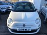 USED 2014 14 FIAT 500 1.2 LOUNGE 3d 69 BHP IDEAL NEW DRIVER CAR, NEW MOT, CAMBELT AND WATER PUMP REPLACED AT 36K MILES!!! TOP SPEC LOUNGE MODEL,  BLUETOOTH,  AIR CON, ELECTRIC WINDOWS AND MIRRORS, CD/RADIO/USB/AUX, CITY STEERING, MULTI FUNCTION STEERING WHEEL, DAY TIME RUNNING LIGHTS, PANORAMIC ROOF, REMOTE CENTRAL LOCKING, ICONIC ALLOY WHEELS, ISOFIX, STOP-START TECHNOLOGY AND BROWN AND WHITE INTERIOR. FANTASTIC CONDITION THROUGHOUT. FIRST TO VIEW WILL BUY!