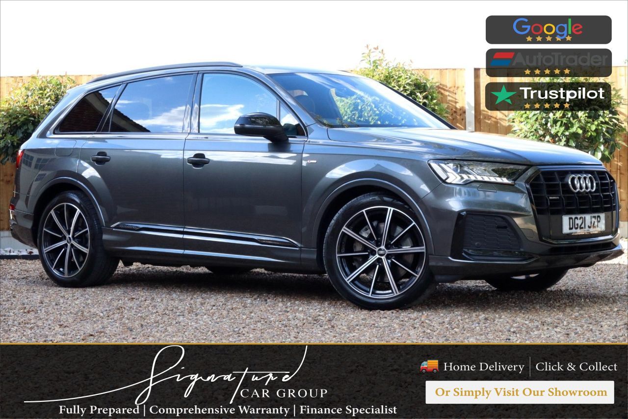 2021 Audi Q7 TDI Quattro S Line Black Edition £58,750