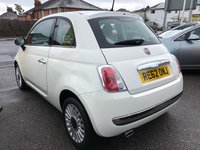 USED 2012 62 FIAT 500 1.2 LOUNGE 3d 69 BHP JUST 27K MILES!!, LONG MOT UNTIL NOV 2023, TOP SPEC LOUNGE MODEL,  AIR CON, GREY CLOTH INTERIOR, ELECTRIC WINDOWS AND MIRRORS, CD/RADIO/USB/AUX, MULTI FUNCTION STEERING WHEEL, DAY TIME RUNNING LIGHTS, PANORAMIC ROOF, REMOTE CENTRAL LOCKING, ICONIC ALLOY WHEELS, BLUETOOTH, STOP-START TECHNOLOGY AND 2 KEYS.