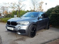 USED 2014 14 BMW X5 3.0 XDRIVE40D M SPORT 5d 309 BHP F/BMW/S/H-2 OWNERS-HARMON KARDON