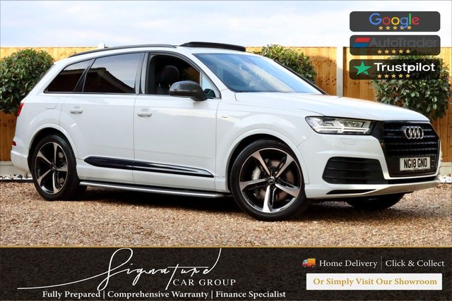 2018 18 AUDI Q7 3.0 TDI QUATTRO BLACK EDITION 5d 269 BHP No Deposit Finance & Part Ex Available