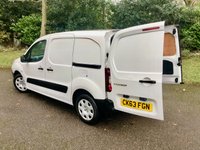 USED 2013 63 PEUGEOT PARTNER 1.6 HDI S L1 850 5d 89 BHP ONLY 62,500 MILES//GREAT SERVICE HISTORY 850 5d 89 BHP ONLY 62,500 MILES//GREAT SERVICE HISTORY