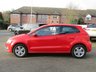 USED 2016 66 VOLKSWAGEN POLO 1.0 MATCH 3d 60 BHP Finished in FLASH RED with contrasting Grey cloth seats. This Polo is still one of the best small cars you can buy. It is comfortable and has a spacious, plush interior. The 1.0 engine makes it nippy and a fun car to drive. Ideal 1st car or small family car. Features include, &pound;20 Road tax, Cruise control, B/Tooth, DAB Radio, A/C, Alloys and much more. Serviced at 11231 miles, 18466 miles, 27607 miles, 34451 miles, 40427 miles and at 44880 miles. MOT due 28/9/2023.