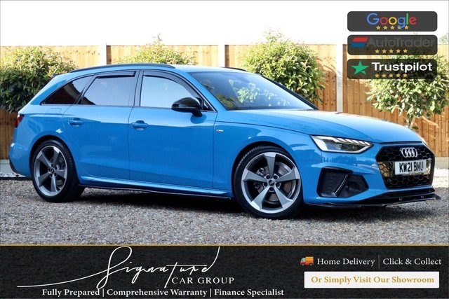 2021 S AUDI A4 2.0 AVANT TFSI S LINE BLACK EDITION HUGE SPEC 5d 148 BHP No Deposit Finance & Part Ex Available
