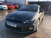USED 2015 65 VOLKSWAGEN SCIROCCO 1.4 GT TSI BLUEMOTION TECHNOLOGY 2d 123 BHP 2 KEYS+1 FORMER KEEPER+AIR CON+HALF LEATHER SEATS+NAVIGATION+ALLOYS+DAB+USB+AUX+MEDIA+BLUETOOTH