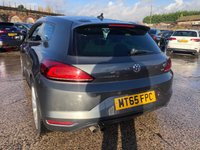USED 2015 65 VOLKSWAGEN SCIROCCO 1.4 GT TSI BLUEMOTION TECHNOLOGY 2d 123 BHP 2 KEYS+1 FORMER KEEPER+AIR CON+HALF LEATHER SEATS+NAVIGATION+ALLOYS+DAB+USB+AUX+MEDIA+BLUETOOTH