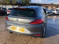 USED 2015 65 VOLKSWAGEN SCIROCCO 1.4 GT TSI BLUEMOTION TECHNOLOGY 2d 123 BHP 2 KEYS+1 FORMER KEEPER+AIR CON+HALF LEATHER SEATS+NAVIGATION+ALLOYS+DAB+USB+AUX+MEDIA+BLUETOOTH