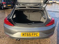 USED 2015 65 VOLKSWAGEN SCIROCCO 1.4 GT TSI BLUEMOTION TECHNOLOGY 2d 123 BHP 2 KEYS+1 FORMER KEEPER+AIR CON+HALF LEATHER SEATS+NAVIGATION+ALLOYS+DAB+USB+AUX+MEDIA+BLUETOOTH