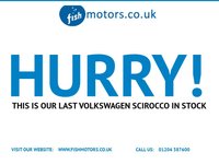 USED 2015 65 VOLKSWAGEN SCIROCCO 1.4 GT TSI BLUEMOTION TECHNOLOGY 2d 123 BHP 2 KEYS+1 FORMER KEEPER+AIR CON+HALF LEATHER SEATS+NAVIGATION+ALLOYS+DAB+USB+AUX+MEDIA+BLUETOOTH