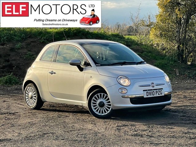 2010 10 Fiat 500 1.2 LOUNGE 3d 69 BHP