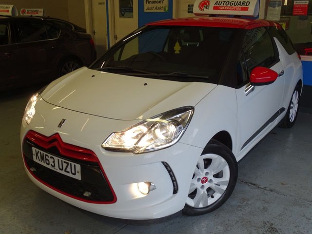 2013 63 Citroen DS3 1.6 E-HDI DSTYLE RED 3d 90 BHP