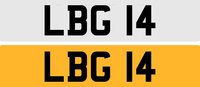 USED NUMBER PLATE PLATE 