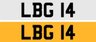 USED NUMBER PLATE PLATE 