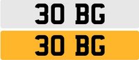 USED NUMBER PLATE PLATE 
