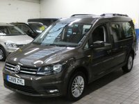 USED 2019 69 VOLKSWAGEN CADDY MAXI 2.0 C20 LIFE TDI 5d 101 BHP 7 SEATS CRUISE PARKING SENSORS 12 MONTHS GOLD WARRANTY