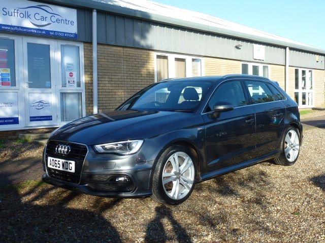 2015 65 Audi A3 1.4 TFSI S LINE NAV 5d 148 BHP