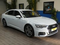 USED 2021 21 AUDI A6 2.0 TFSI S LINE 4d 202 BHP STUNNING EXAMPLE SAT NAV PART LEATHER HEATED SEATS AUDI WARRANTY TILL APRIL 2024 1 OWNER