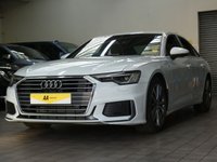 USED 2021 21 AUDI A6 2.0 TFSI S LINE 4d 202 BHP STUNNING EXAMPLE SAT NAV PART LEATHER HEATED SEATS AUDI WARRANTY TILL APRIL 2024 1 OWNER