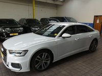 USED 2021 21 AUDI A6 2.0 TFSI S LINE 4d 202 BHP STUNNING EXAMPLE SAT NAV PART LEATHER HEATED SEATS AUDI WARRANTY TILL APRIL 2024 1 OWNER