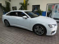 USED 2021 21 AUDI A6 2.0 TFSI S LINE 4d 202 BHP STUNNING EXAMPLE SAT NAV PART LEATHER HEATED SEATS AUDI WARRANTY TILL APRIL 2024 1 OWNER