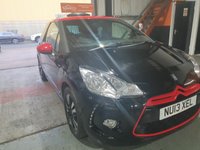 USED 2013 13 CITROEN DS3 1.6 E-HDI DSTYLE RED 3d 90 BHP &pound;0 Road Tax