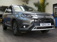 USED 2019 19 MITSUBISHI OUTLANDER 2.0 4 5d 148 BHP APP BASED SAT NAV LEATHER CAMERA LOW MILEAGE MITSUBISHI WARRANTY MAY 2024