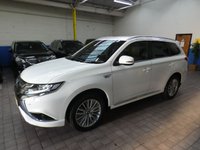 USED 2019 69 MITSUBISHI OUTLANDER 2.4 PHEV DYNAMIC SAFETY 5d 222 BHP APP BASED SAT NAV LEATHER CAMERA VAT Q CAZ ULEZ COMPLIANT MITSUBISHI WARRANTY DEC 2024